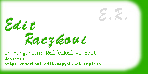 edit raczkovi business card